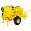 Self Priming Trolley Chasis Mobile Storm Water Pump Sw-12